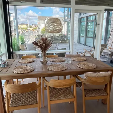 公寓 Penthouselejlighed Med Fuld Havudsigt